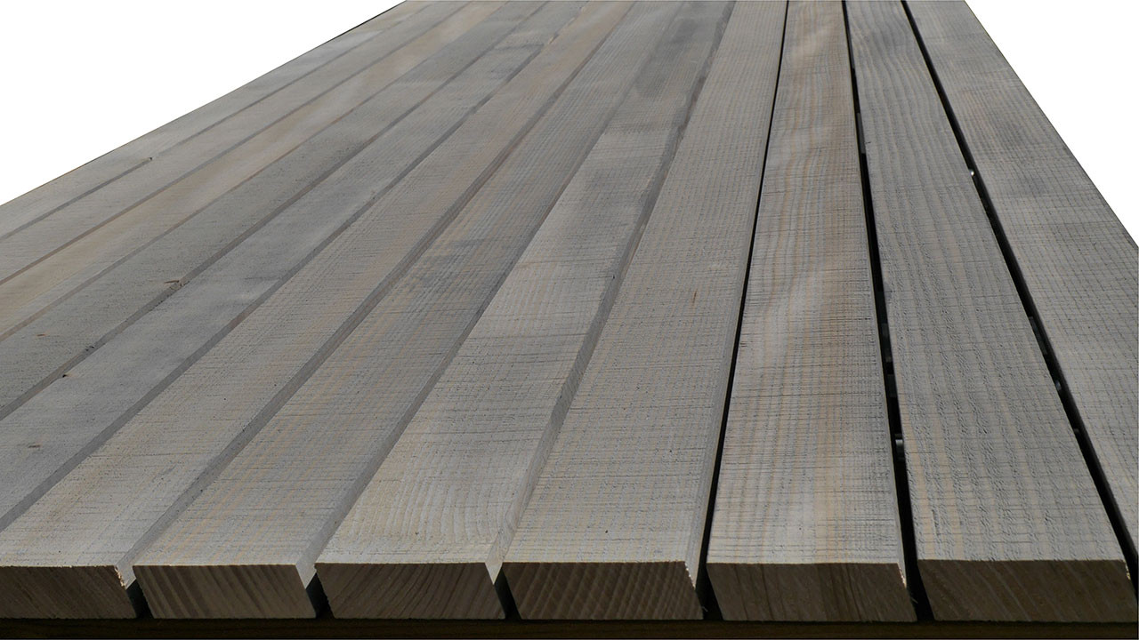 planeo facciata in legno listello romboidale in legno termo pino Dekora 4,2  m 26x140 - Rivestimento facciata