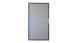 planeo Gardence Metallic - Porta Universale Grigio argento con telaio in alluminio antracite
